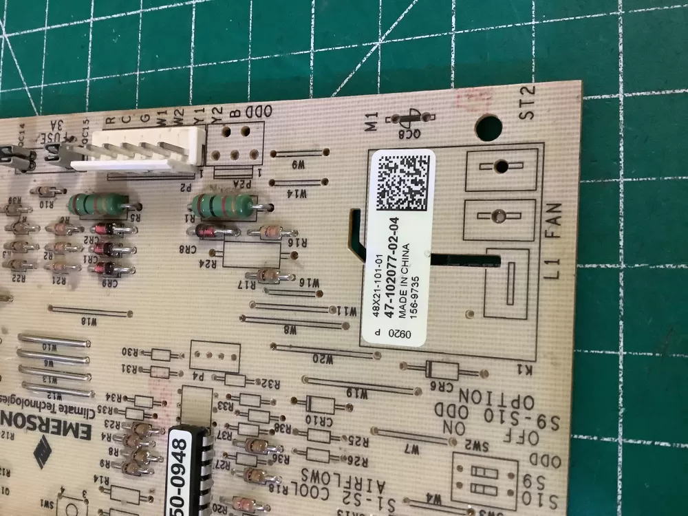 Rheem Air Handler Control Board 47-102077-02-04 156-9735 AZ191619 | NR1415