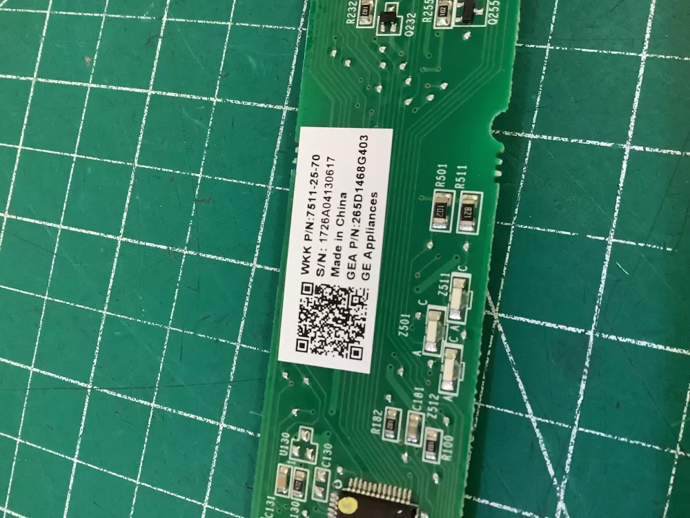 GE 265D1468G403 Dishwasher User Interface Control Board AZ205368 | NR612