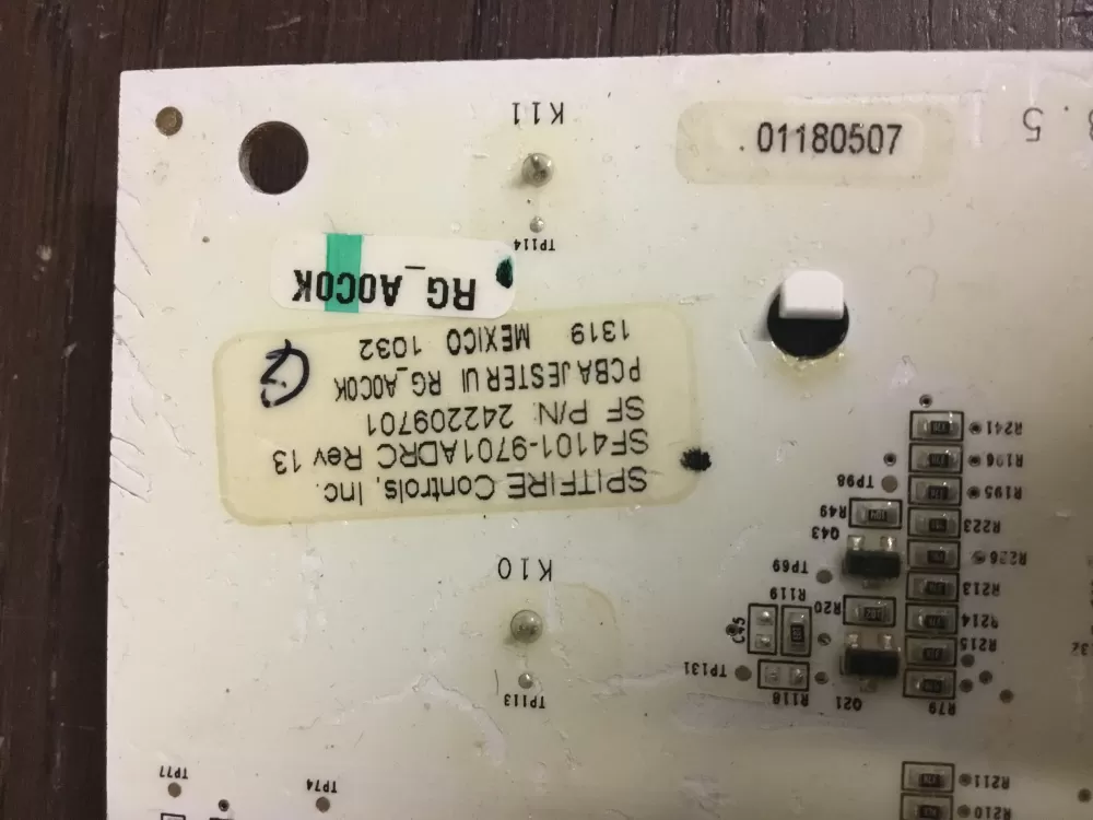 Frigidaire Electrolux 242209701 Refrigerator Control Board AZ15634 | NR6