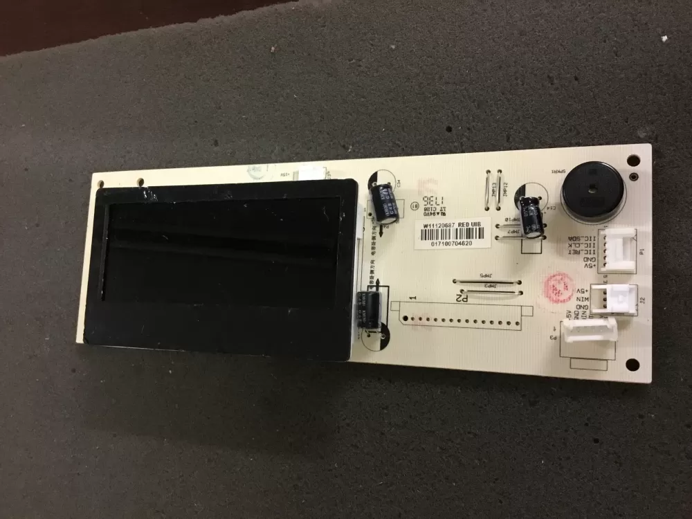 Whirlpool W11120687 Microwave Control Board Wifi Assembly