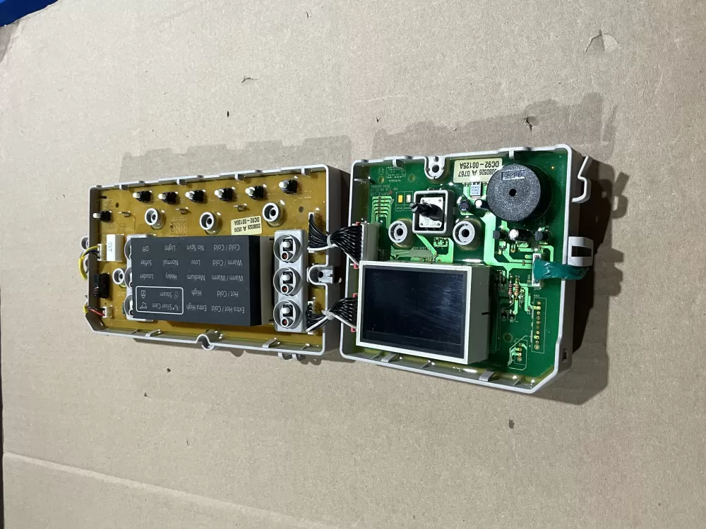 Samsung DC92-00130A  DC92-00125A Washer UI Control Board