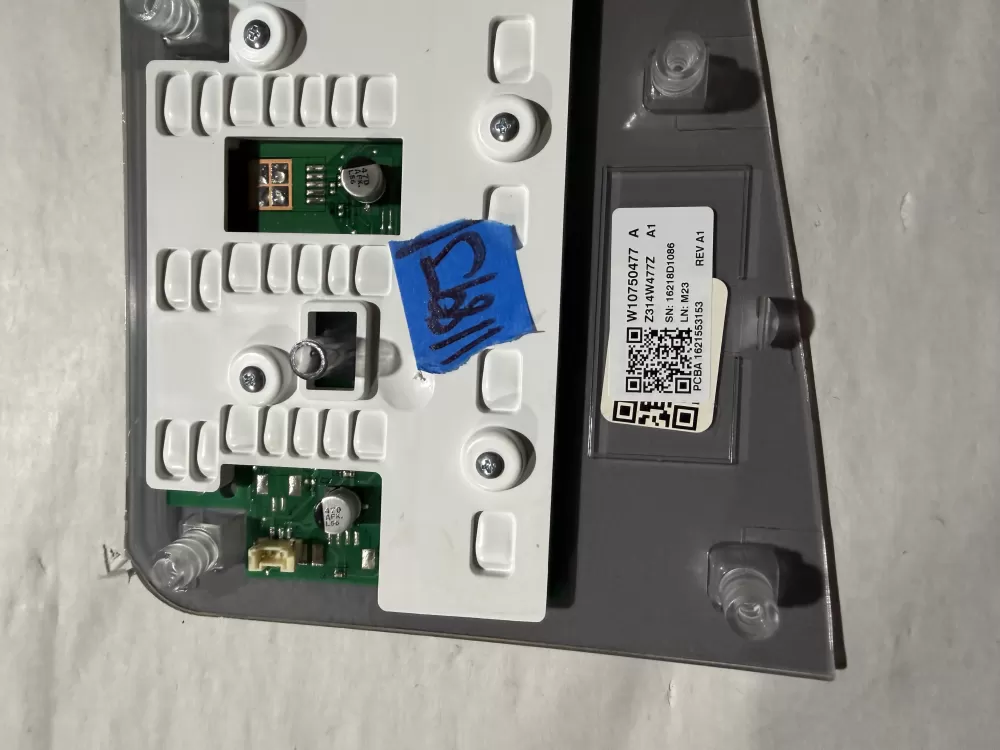 Whirlpool W10750477 Washer Control Board Interface Panel AZ210128 | KMV893