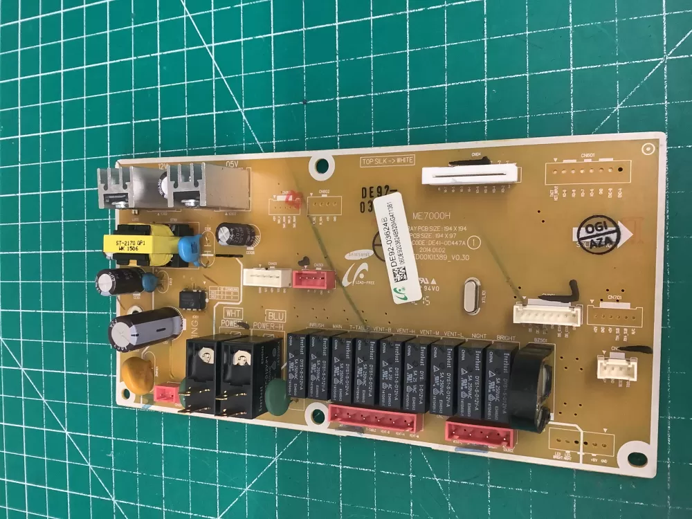 DE92-03624B Samsung Microwave Main Printed Circuit Board