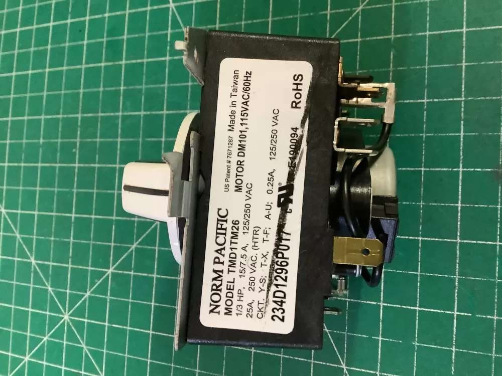 Kenmore General Electric WE4M521 WE04X22654 Dryer Timer AZ198078 | NR2767