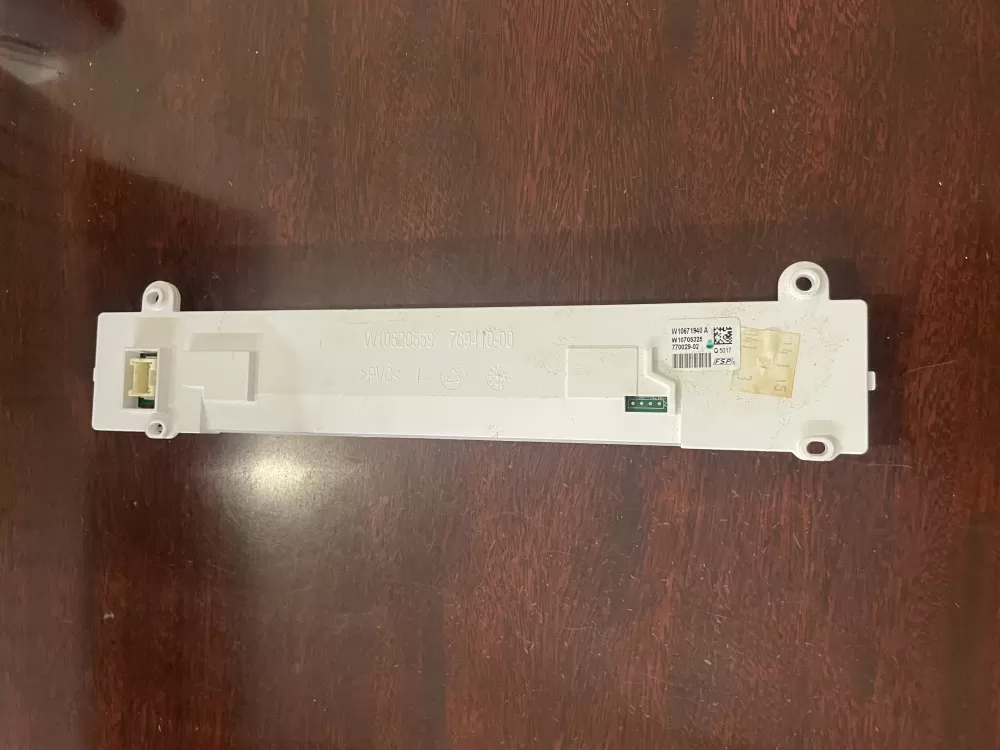 Whirlpool W10671940A Dishwasher Control Board Interface AZ39025 | KM413