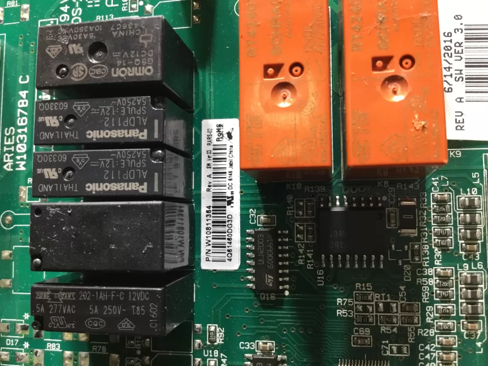 Whirlpool Maytag KitchenAid Kenmore Refrigerator Control Board AZ46714 | NR1781