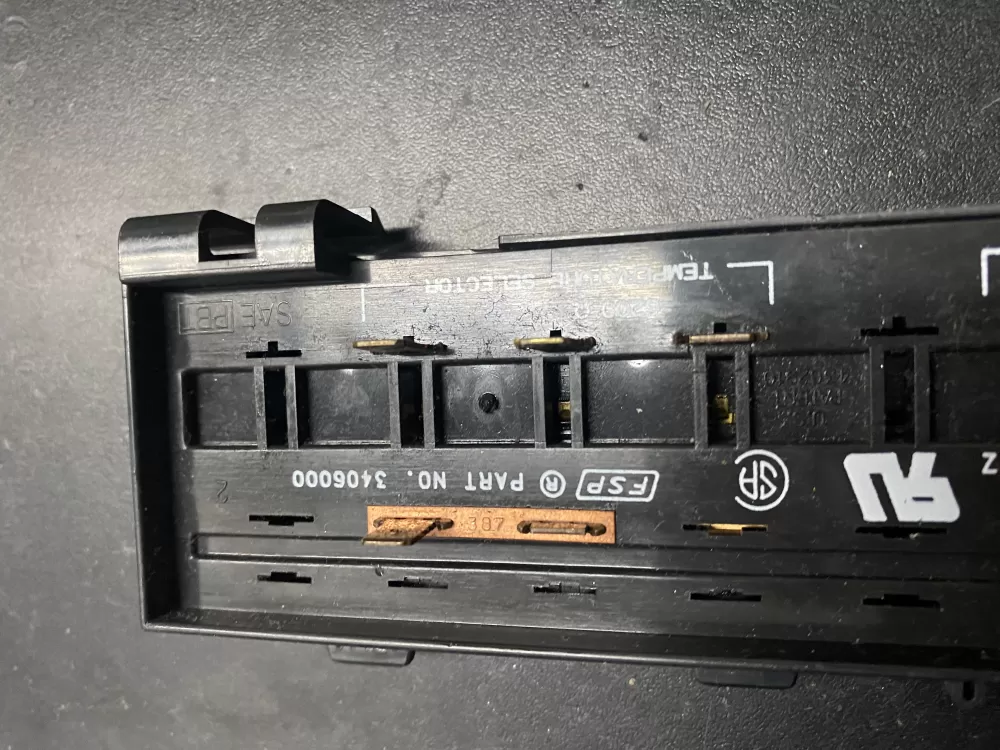 Whirlpool 3406000 Dryer Cycle Switch AZ20130 | BK577