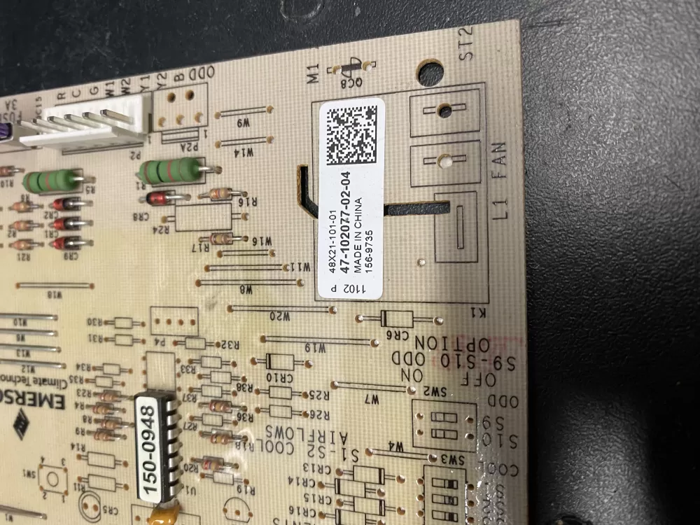 Rheem Air Handler Control Board 47-102077-02-04 156-9735 AZ15879 | BK1574