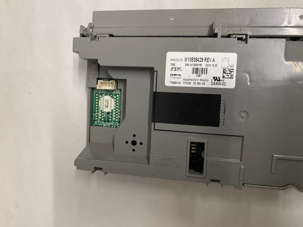 Whirlpool Kenmore W11413274 776204-00 Dishwasher Control Board AZ211017 | BK1380