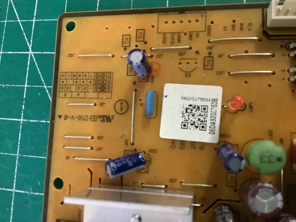 Samsung DA92-00763B Refrigerator Control Board Inverter AZ201852 | NR363