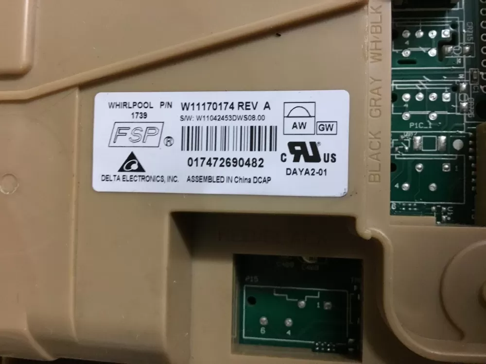 KitchenAid Amana W11305293 PS12704672 Dishwasher Control Board AZ16079 | NR220