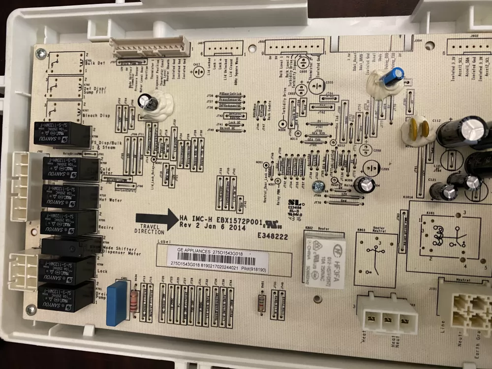 GE 275D1543G018 Washer Control Board AZ93861 | BK496