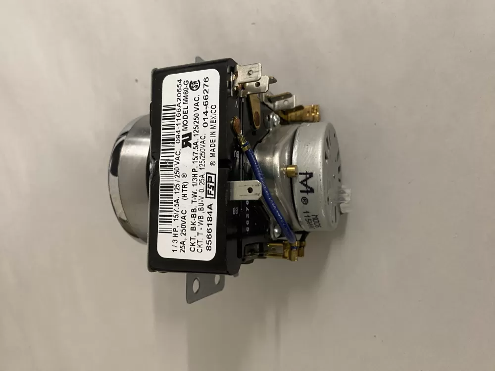Whirlpool 8566184A 8566184 WP8566184 AP6013380 8566184R PS11746606 Dryer Timer