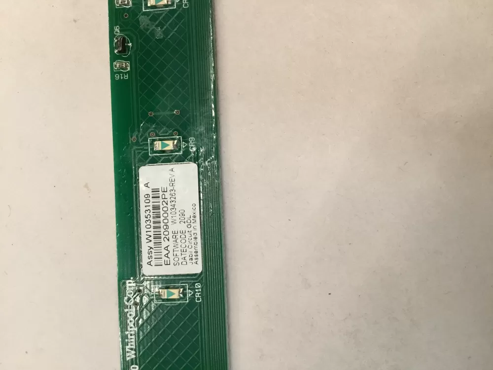 Whirlpool W10353109 Refrigerator Control Board AZ99717 | BG128