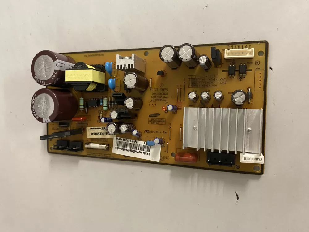 Samsung DA92-00768D Refrigerator Control Board Inverter