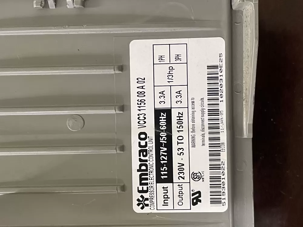 Whirlpool Refrigerator Compressor Inverter Control Board AZ36476 | KM406