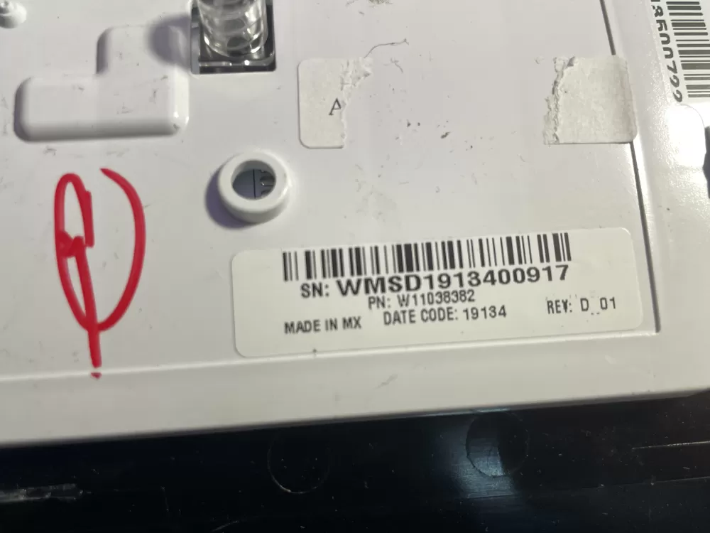 Whirlpool W11130339 PS12347539 Washer Control Board Panel AZ197181 | Wmv892