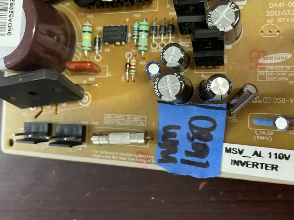 Samsung DA92-00215R Refrigerator Inverter Control Board AZ98667 | Wm1680