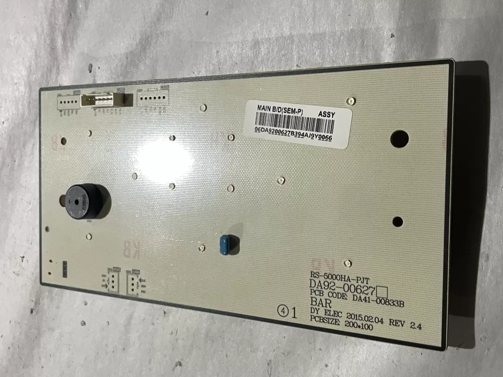 Samsung DA92 00627B Refrigerator Control Board Dispenser AZ199346 | Wm2734