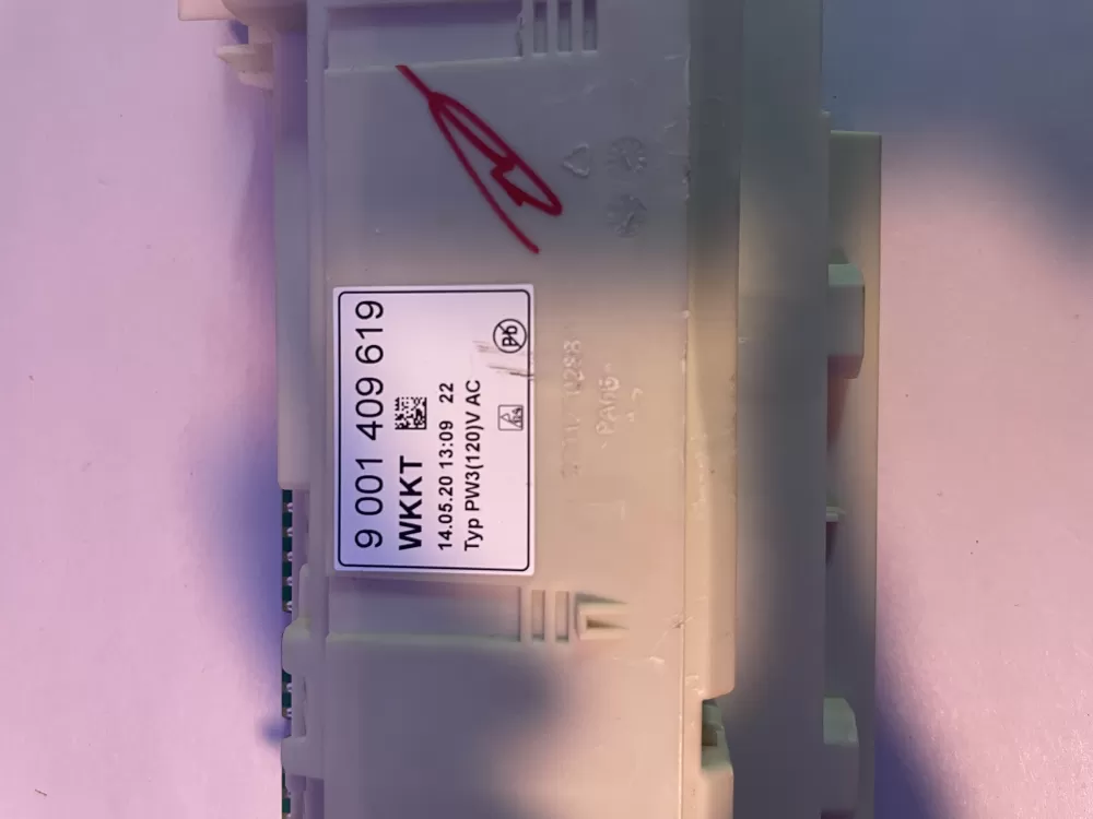 Bosch 9 001 409 619 Dishwasher Control Board AZ196636 | KM1840