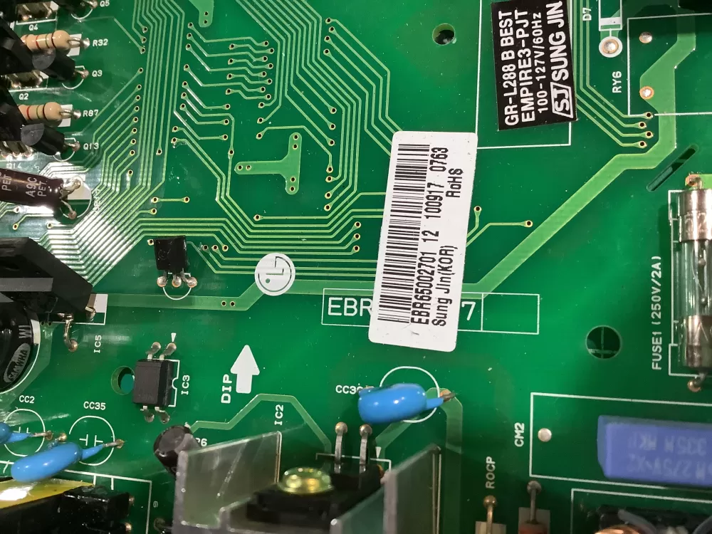 LG Kenmore EBR65002701 EBR65002707 Refrigerator Control Board AZ143134 | NR2399