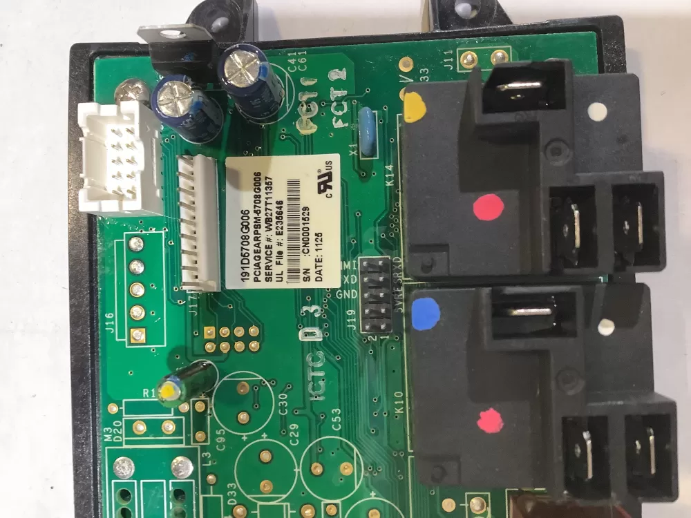 GE WB27T11357 191D5708G006 Range Oven Frame Relay Board AZ232334 | ZC191