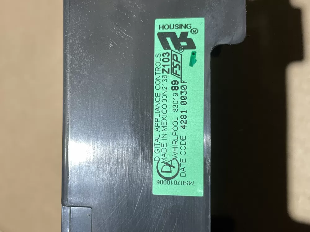 Whirlpool 8301989 8301924 Oven Control Board AZ72638 | Wmv497