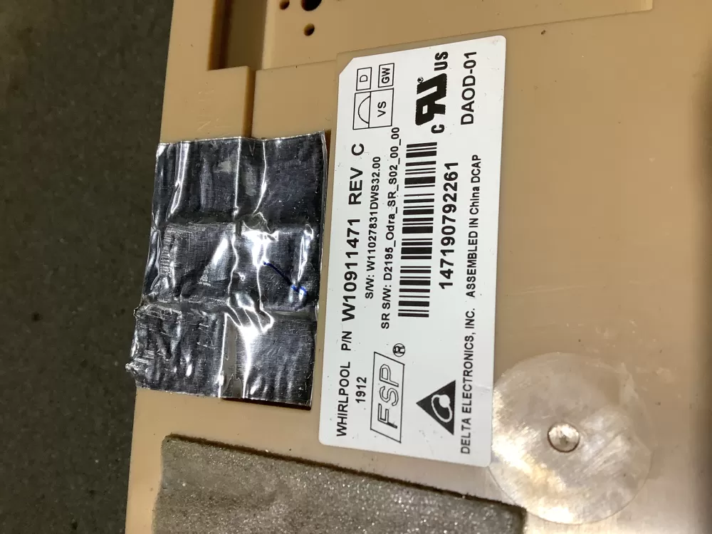 Whirlpool W10911471 W11120155 Dishwasher Control Board AZ112414 | NR2120