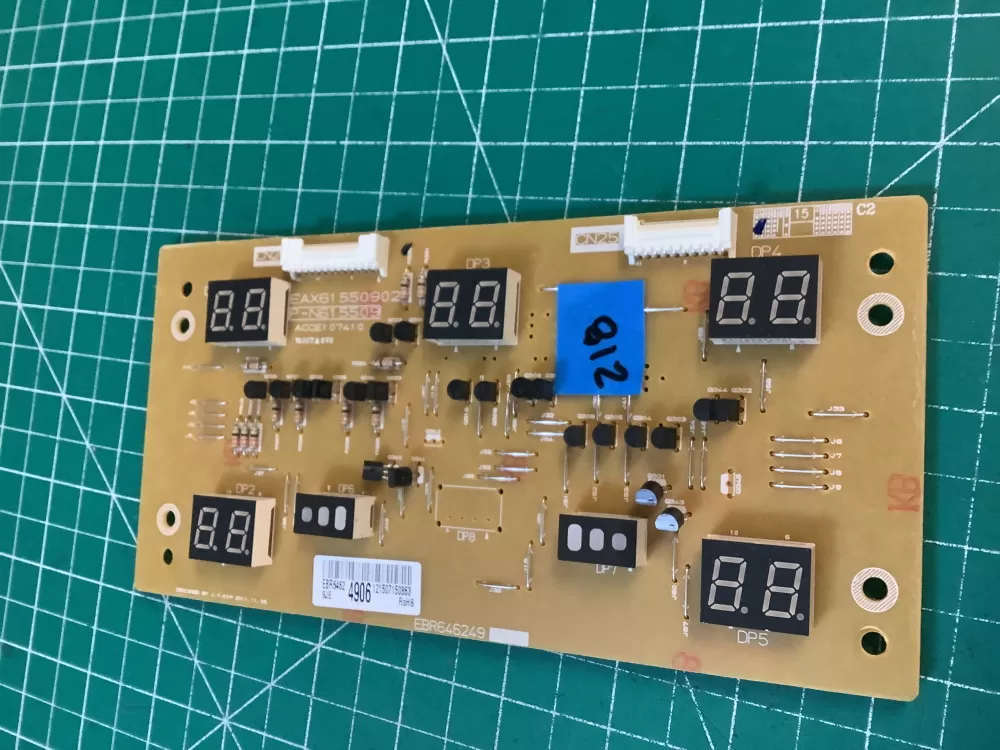 LG EBR64624906 Range Control Board AZ215644 | NR218