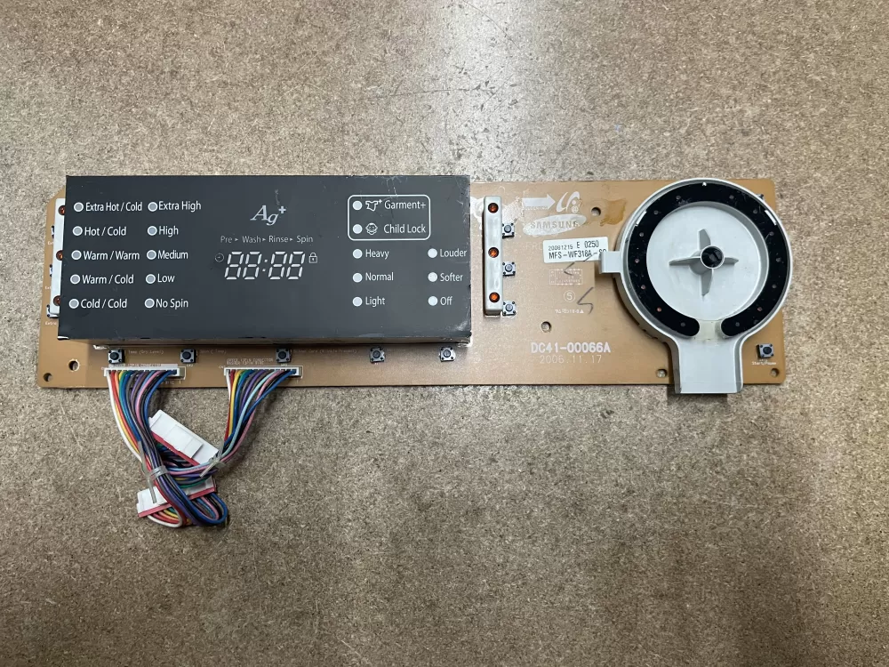 Samsung DC41-00066A Washer Control Board