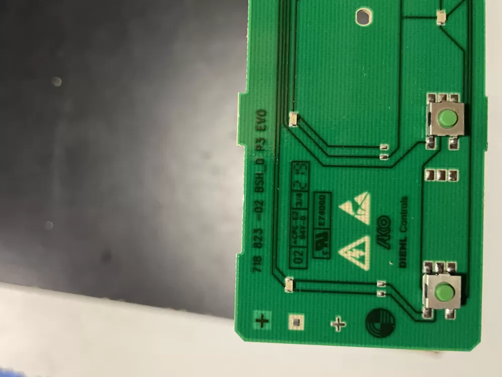 Bosch 718 823 02 Diswasher UI Display Control Board AZ30032 | WM946
