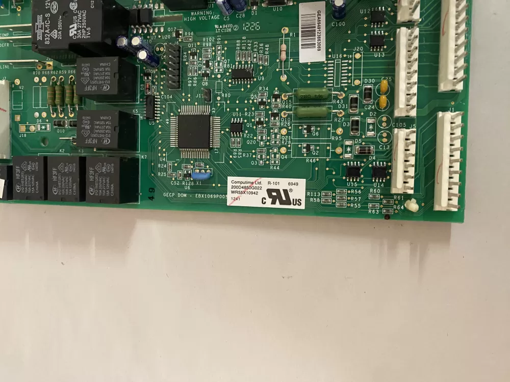 GE 200D6221G028 EBX1110P002 Refrigerator Control Board AZ199431 | BK2786