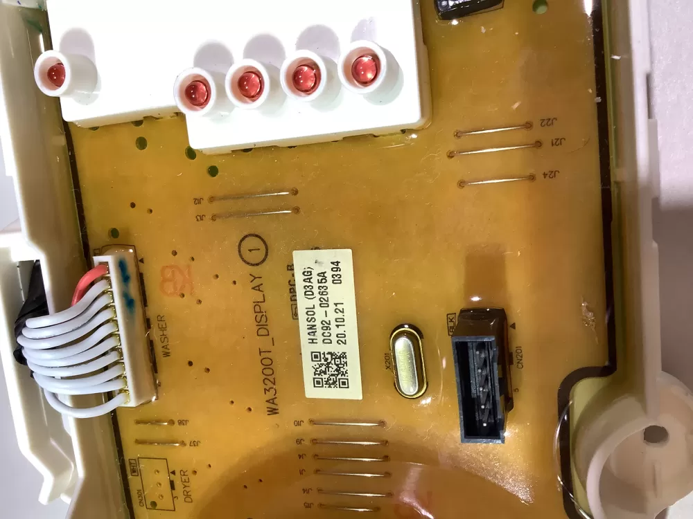 Samsung DC92-02117F Washer Control Board AZ144860 | ZCV310
