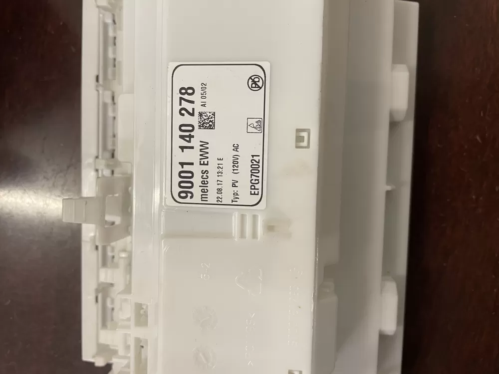 Bosch 9000968127 Dishwasher Control Board Epg70021 Wm1629 AZ52874 | KM1936