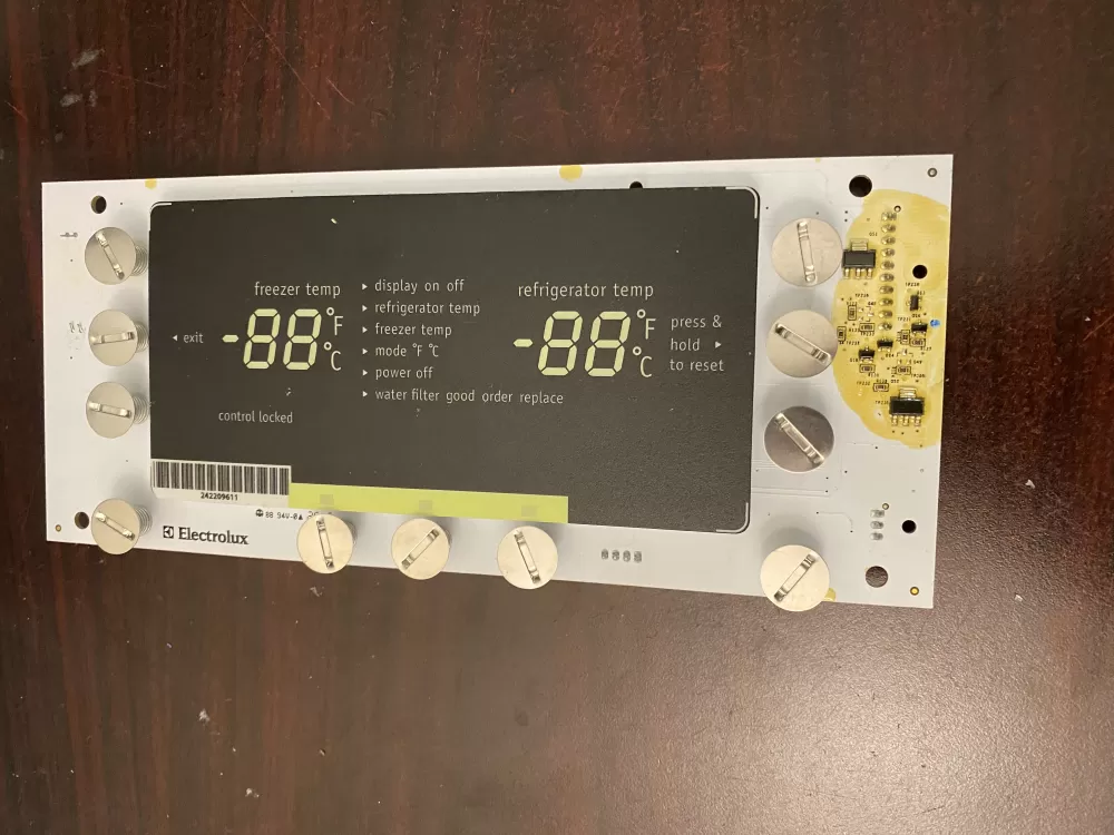 Frigidaire AP6285796 242209730 PS12364209 Refrigerator Control Board Display