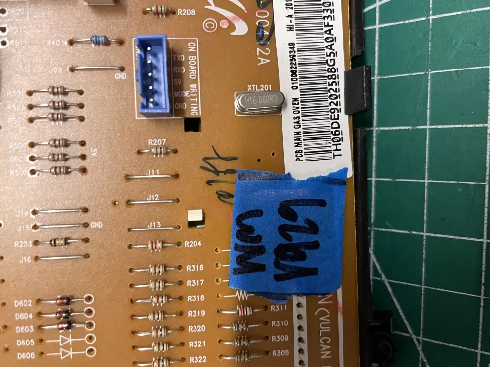 Samsung DE92-02588G DE41-00412A Range Oven Control Board AZ210427 | Wmv929