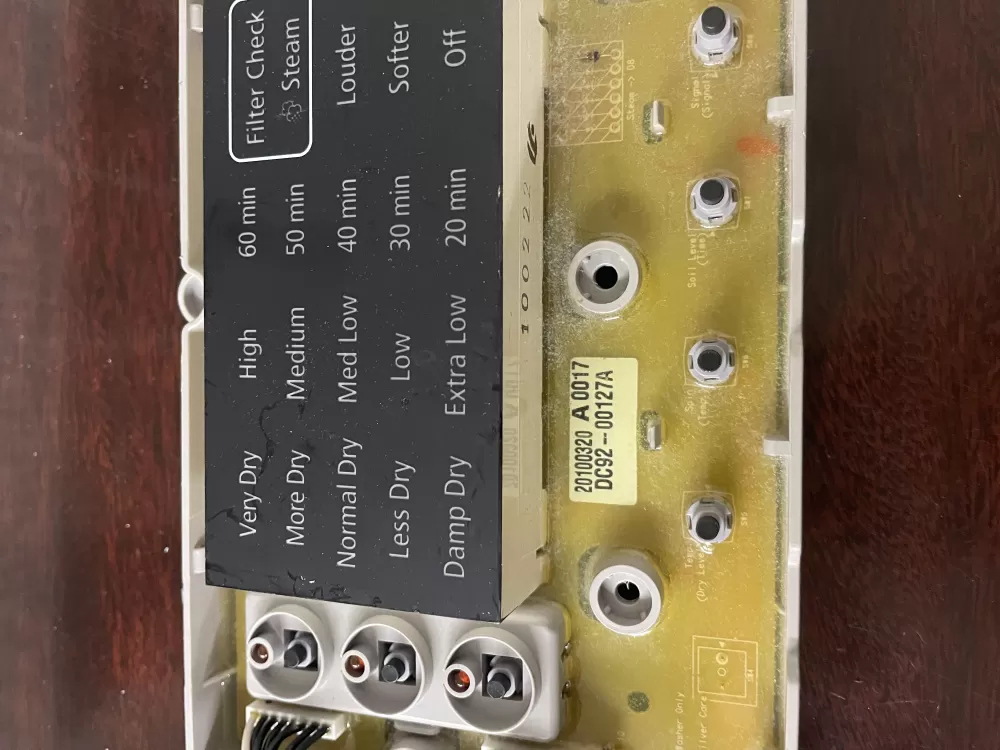 Samsung DC92 00127A Dryer Control Board AZ27548 | KMV56
