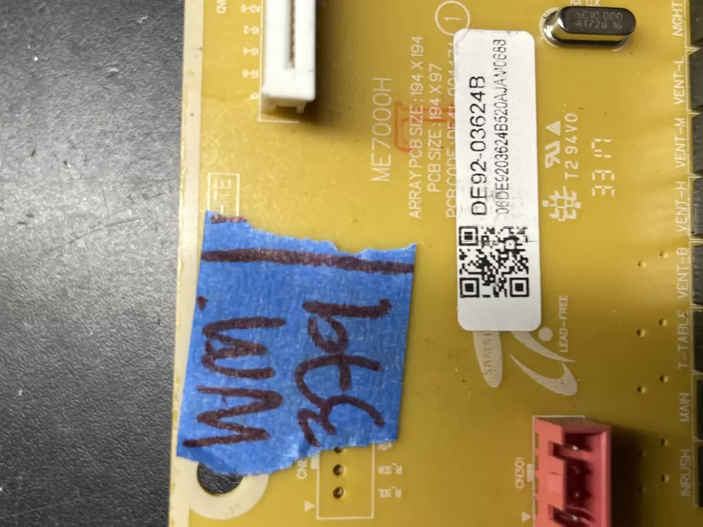 Samsung DE92-03624B  AP5917366  4008470  PS9606537  DE41-00447A Microwave Main Control Board
