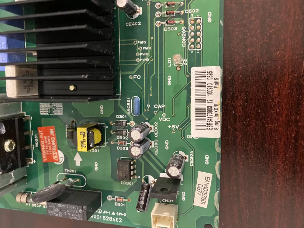 LG Kenmore EBR64173903 Refrigerator Control Board AZ34464 | BK1703