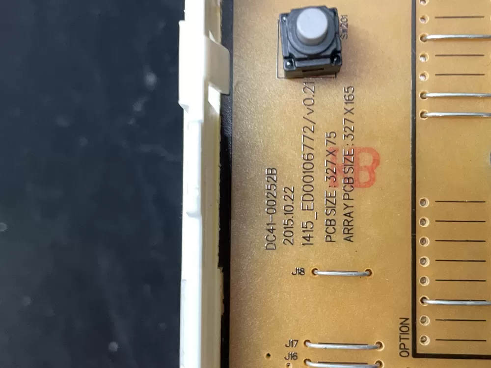 Samsung DC41-00252B Washer Control Board AZ2737 | WmV242