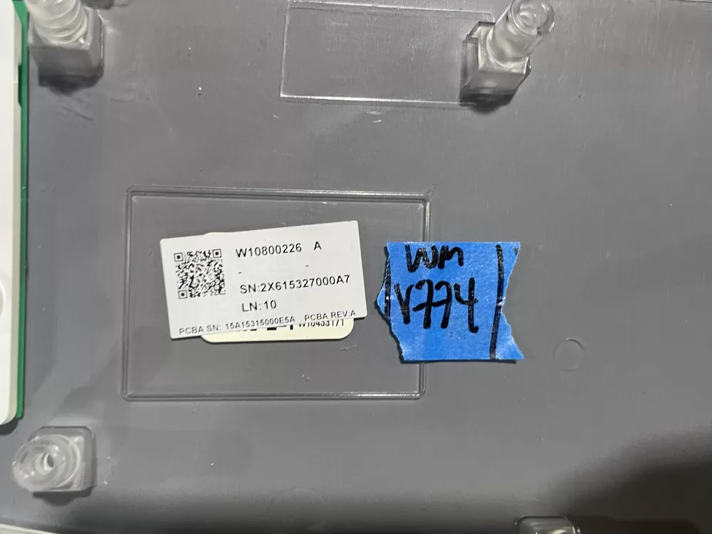 Whirlpool W10800226 W11126011 PS12114442 Dryer Control Panel AZ150321 | Wmv774