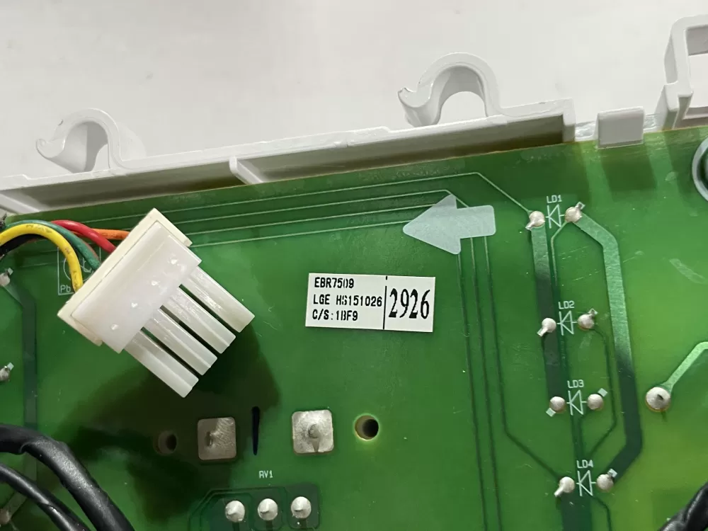 Kenmore EBR75092926 Washer Control Board UI Display AZ170674 | Wmv813