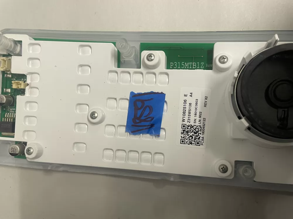 Maytag W10754966 W10825106 Washer Control Board Panel AZ207168 | KMV859