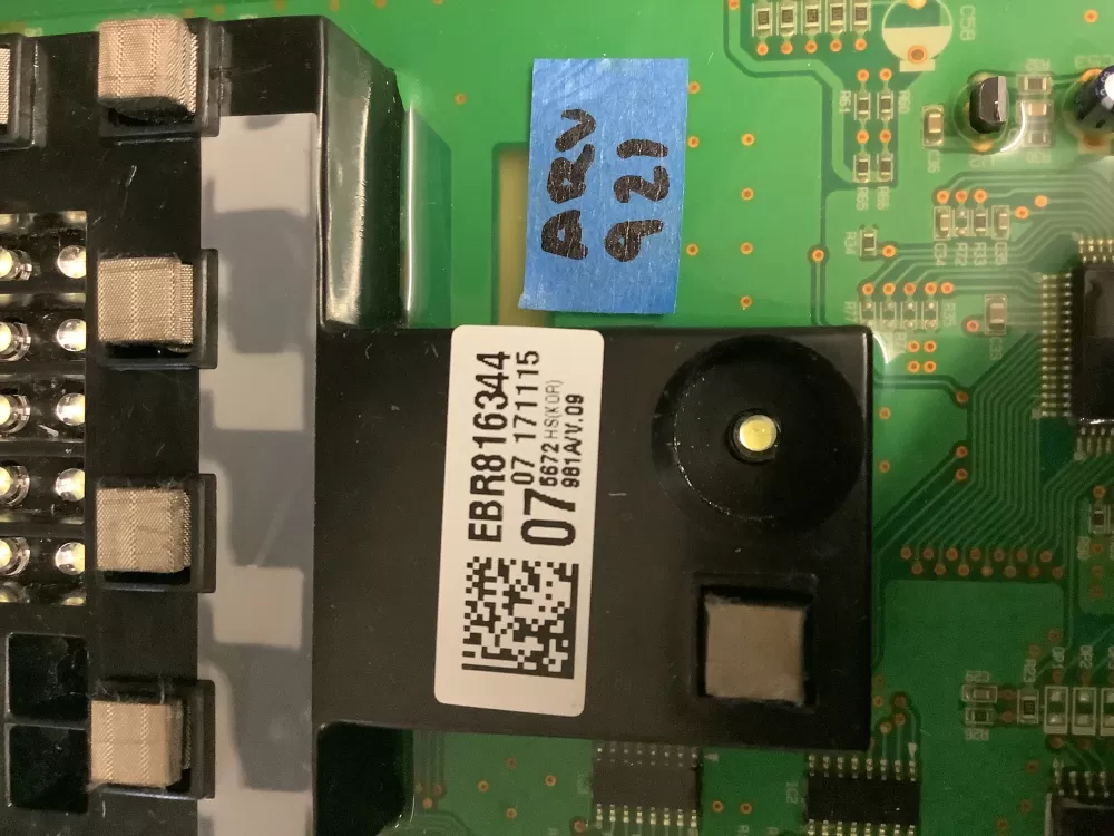 LG EBR81634407 Washer Control Board AZ213402 | ARV921