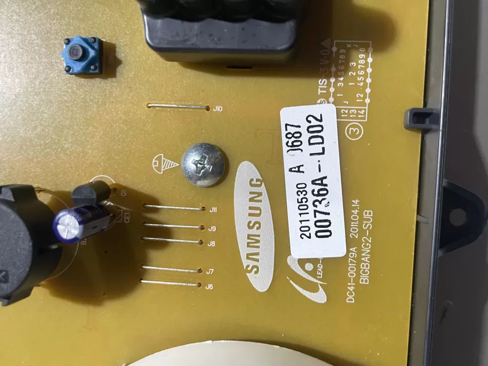 Samsung DC92-00736A Washer Control Board AZ145112 | Wmv546