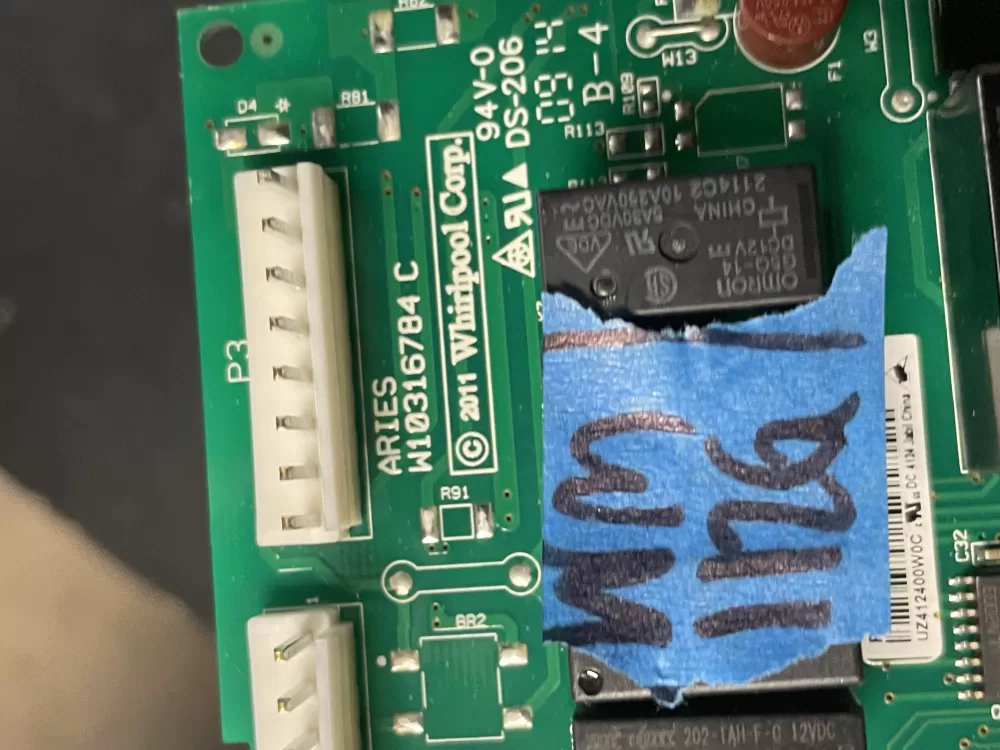 Whirlpool Maytag W10628307 Refrigerator Control Board AZ19753 | WM1126