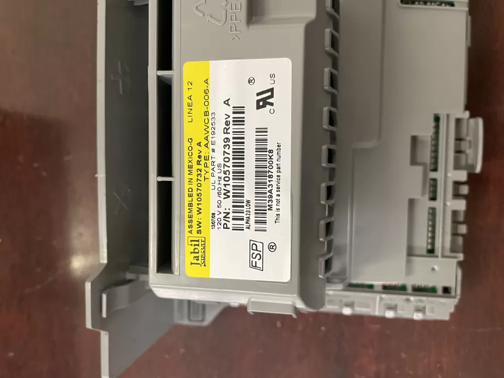 Whirlpool W10570739 Washer Control Board AZ36626 | KMV304