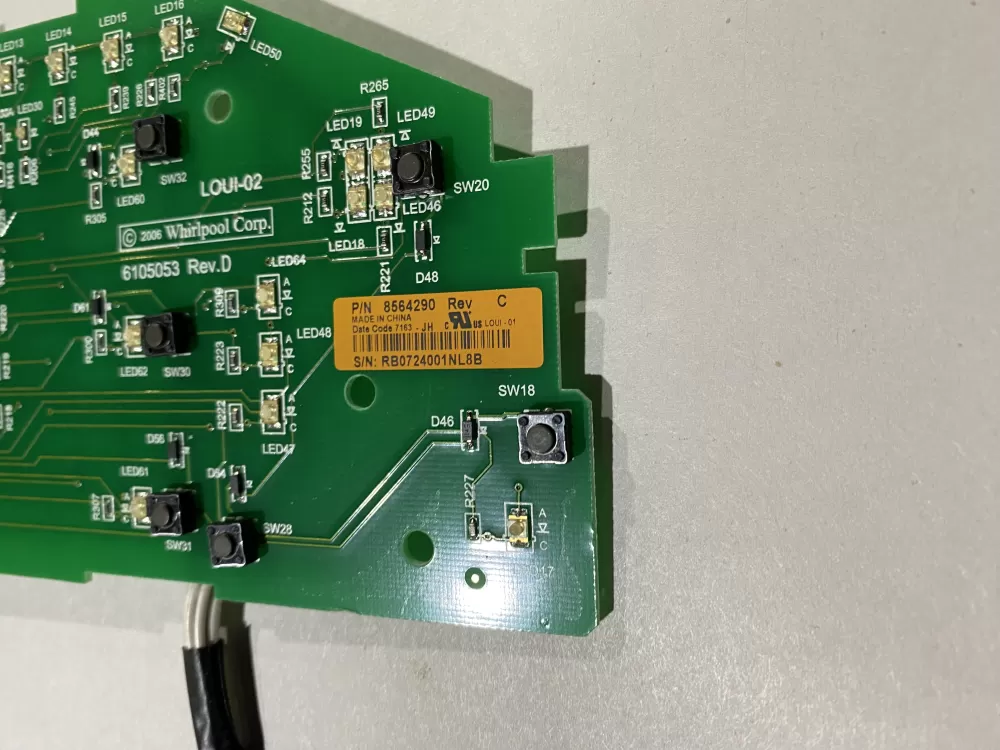 Whirlpool Maytag Kenmore 8564290 8565349 Washer Control Board AZ141105 | BK2385