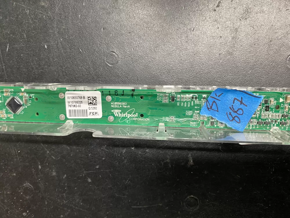 Whirlpool W10650769 Dishwasher Control Board AZ20850 | BK887
