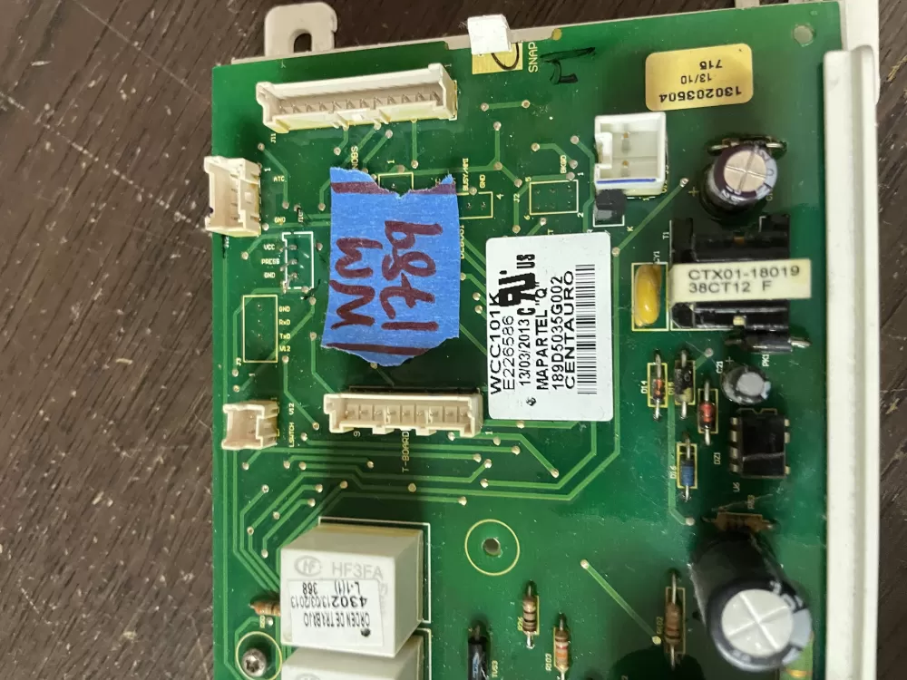 GE Kenmore WH12X20274 E226586 Washer Control Board AZ48726 | Wm1789